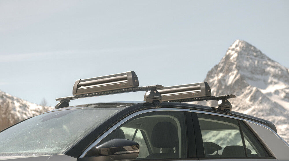 Porte-skis Pro Slider Nordrive – Noir anodisé – 6 paires de skis ou 4 snowboards