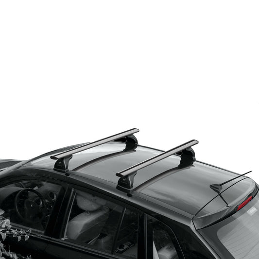 Barres de toit Abarth 500 (2008 - 2016) - Pour toit nu - Silenzio Aluminium